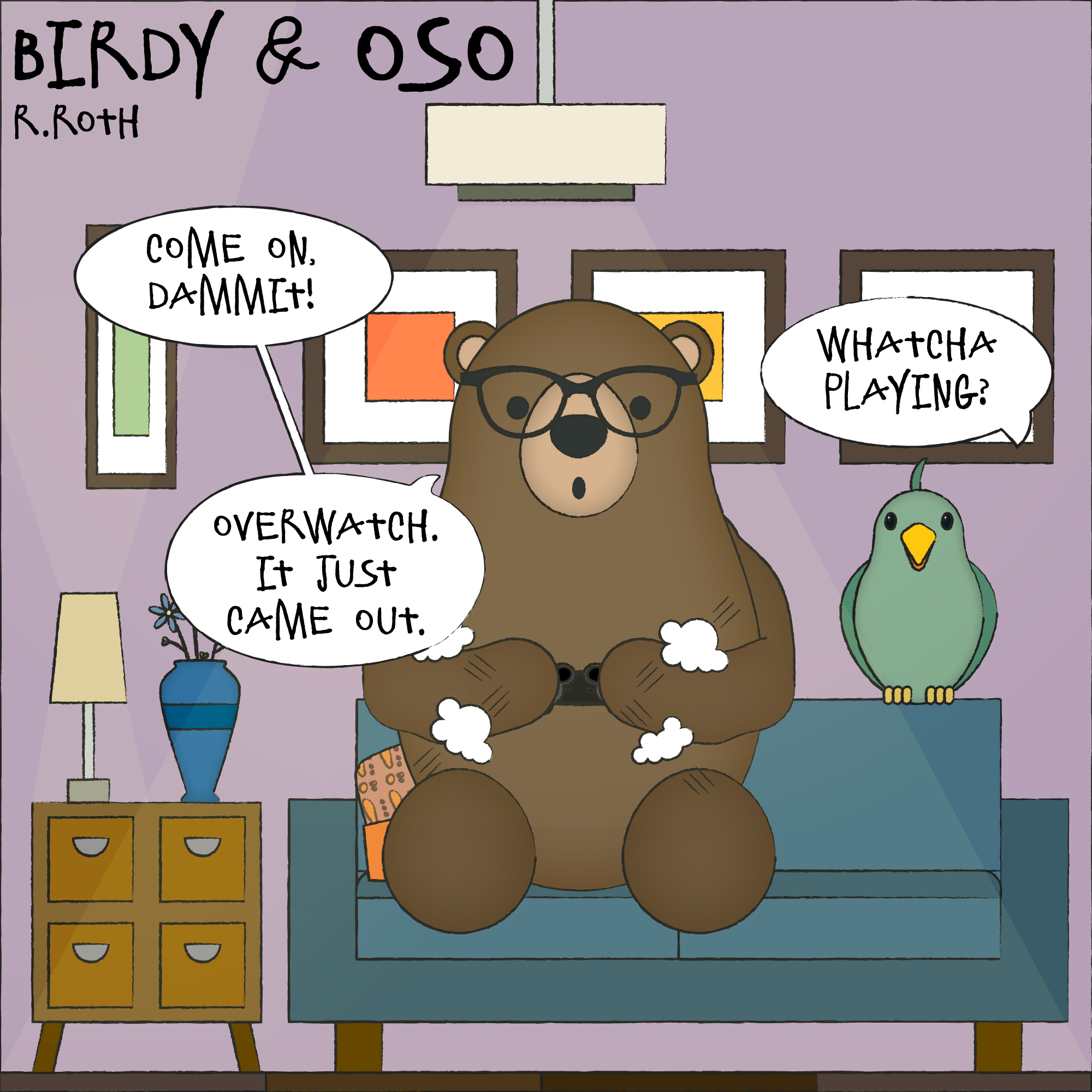 Birdy & Oso #9: Bearly Getting Enough Sleep